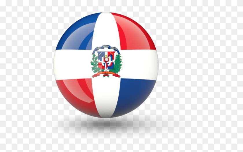 Illustration Of Flag Of Dominican Republic - Dominican Republic Flag Sphere Clipart #1588185