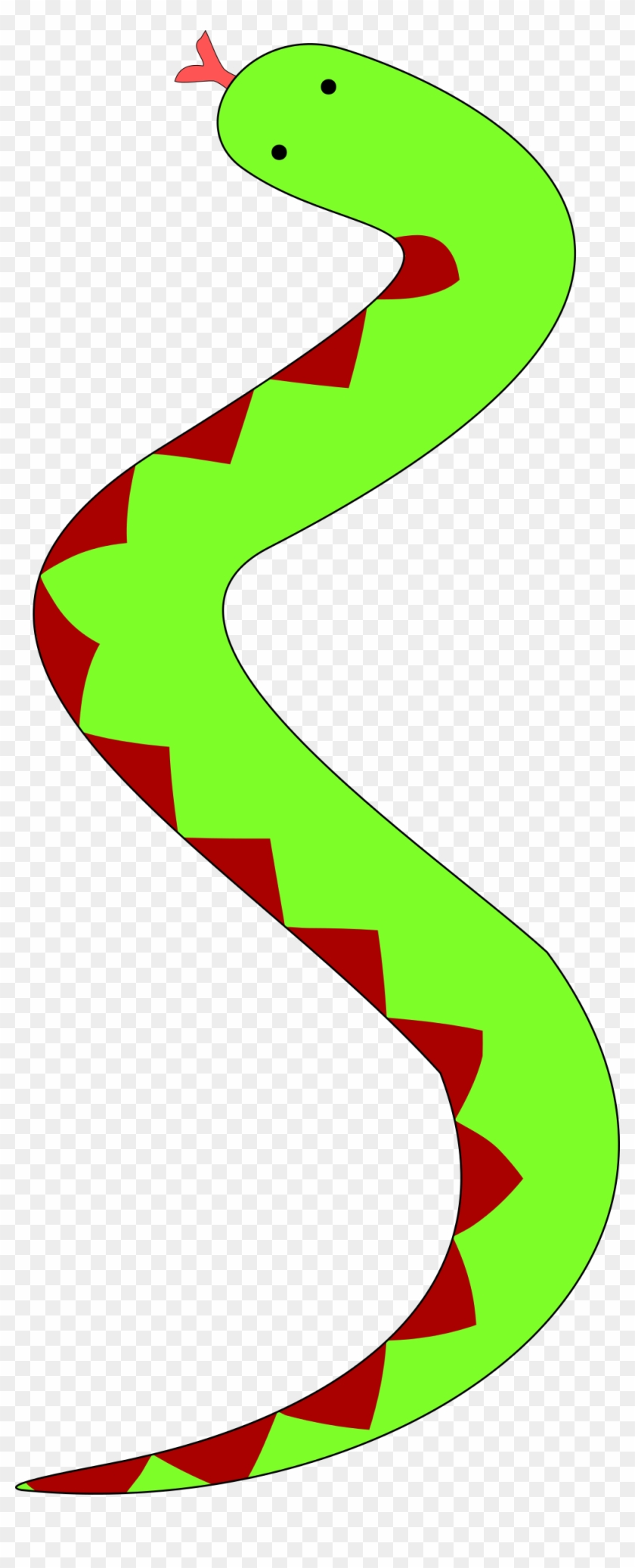 Long Cartoon Snake Clipart - Snakes And Ladders Snakes - Png Download