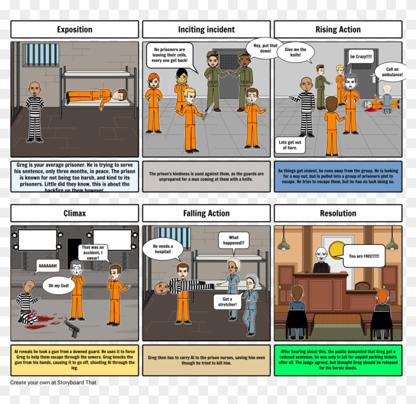 Prison Story - Cartoon Clipart