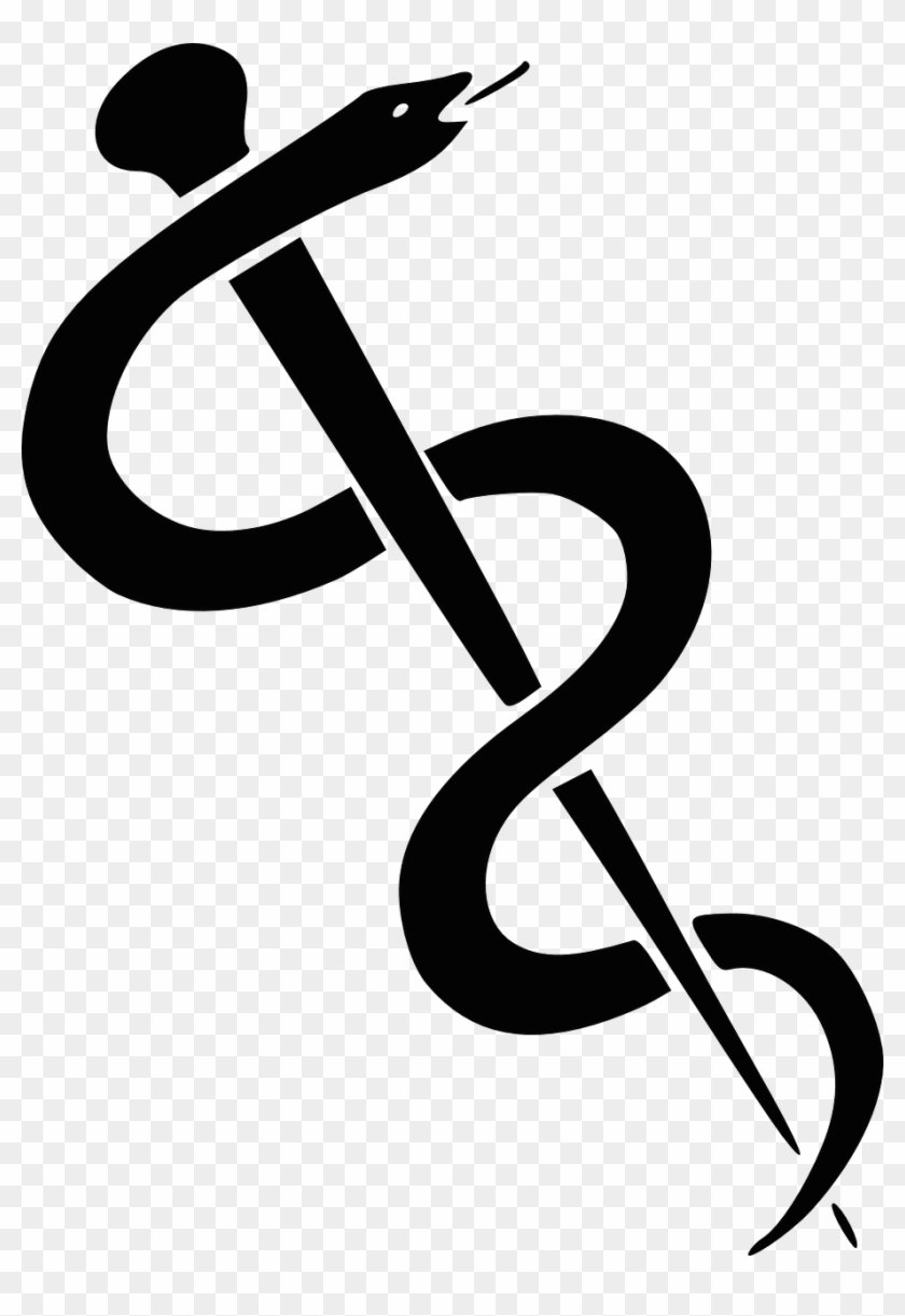 Download Png - Rod Of Asclepius Medical Symbol Clipart #1588593