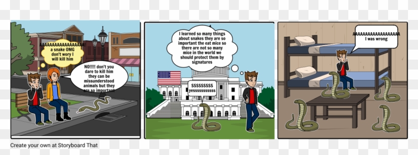 Snakes - Cartoon Clipart #1588614