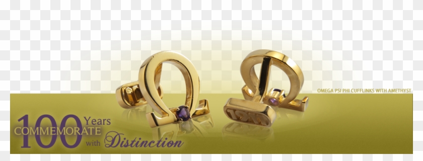 Custom Ideny Personalized Distinction Customized Cufflinks - Omega Psi Phi Shield Pin Clipart #1589282