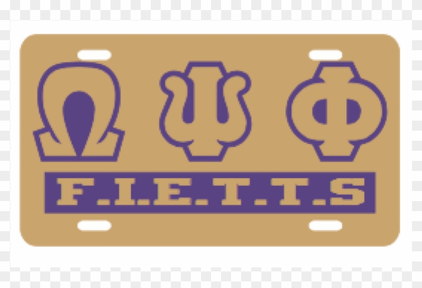 Wimberly Bill To Create Omega Psi Phi License Plate - Sign Clipart