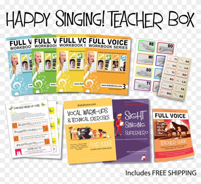 Happy Singing Teacher Box - Singing Clipart #1589874