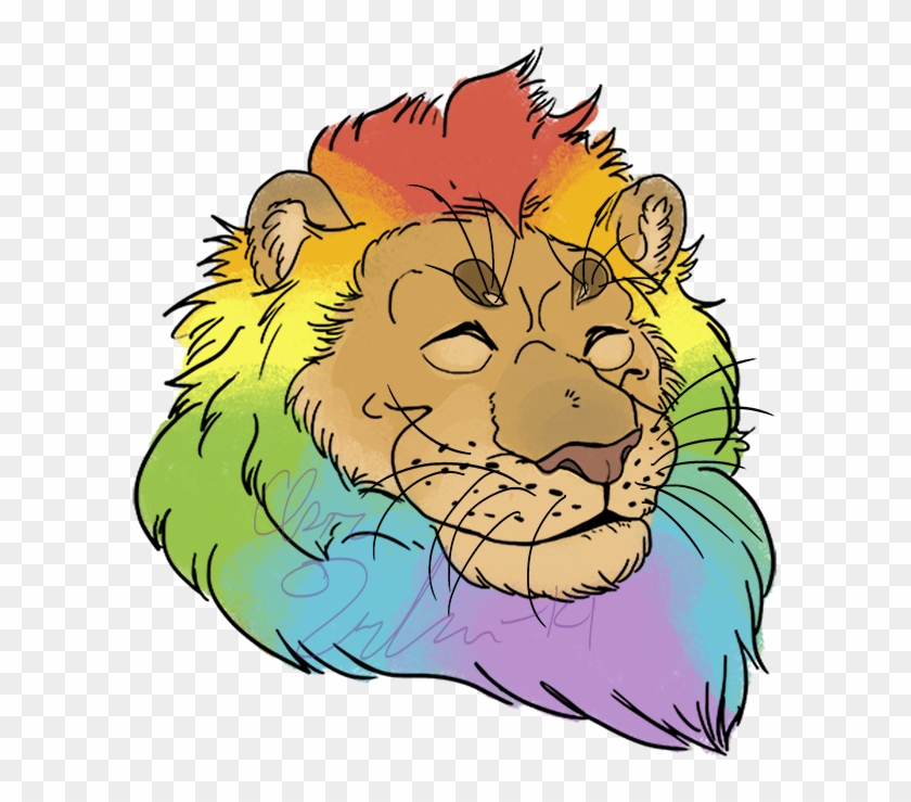 Big Gay Lion - Masai Lion Clipart #1589877