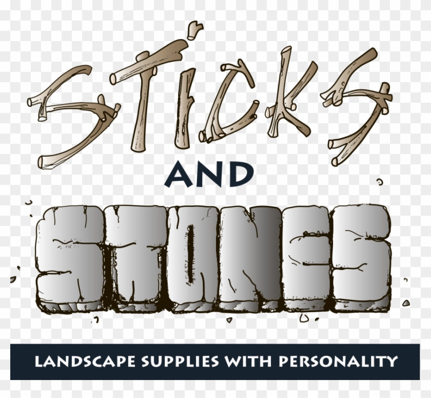 Sticks & Stones Logo - Sticks And Stones Clipart #1589932