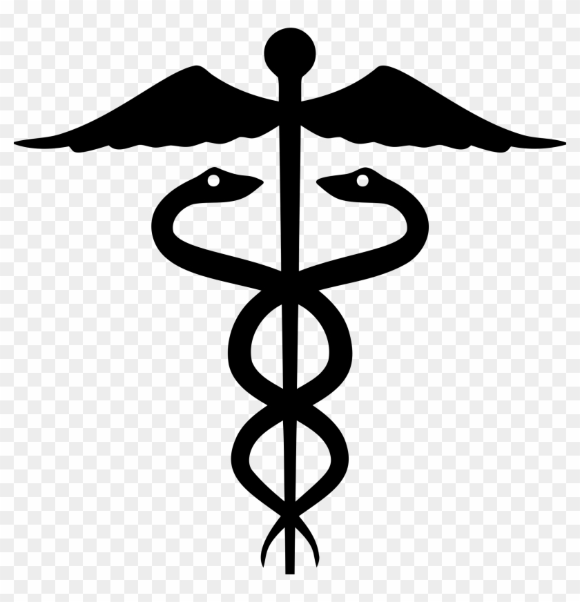 Big Image - Rod Of Asclepius Clipart #1590223