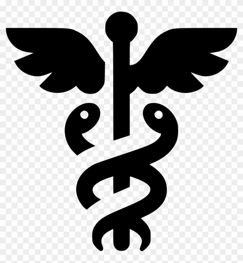 Caduceus Mercury Snake Wings Svg Png Icon Free Download - Caduceus Flat Icon Clipart