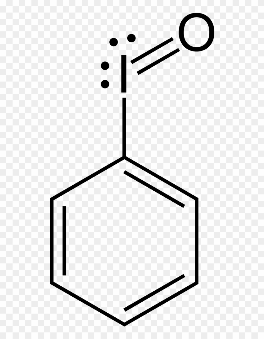 Phio 2d Skeletal With Explicit Lone Pairs - 4 Bromobenzaldehyde Clipart