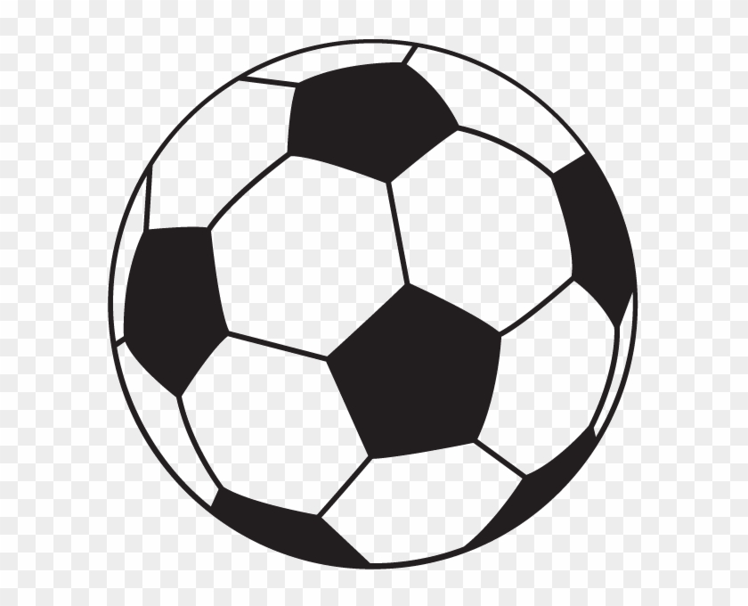 Dc12880 - Soccer Ball Black Silhouette Clipart #1590731