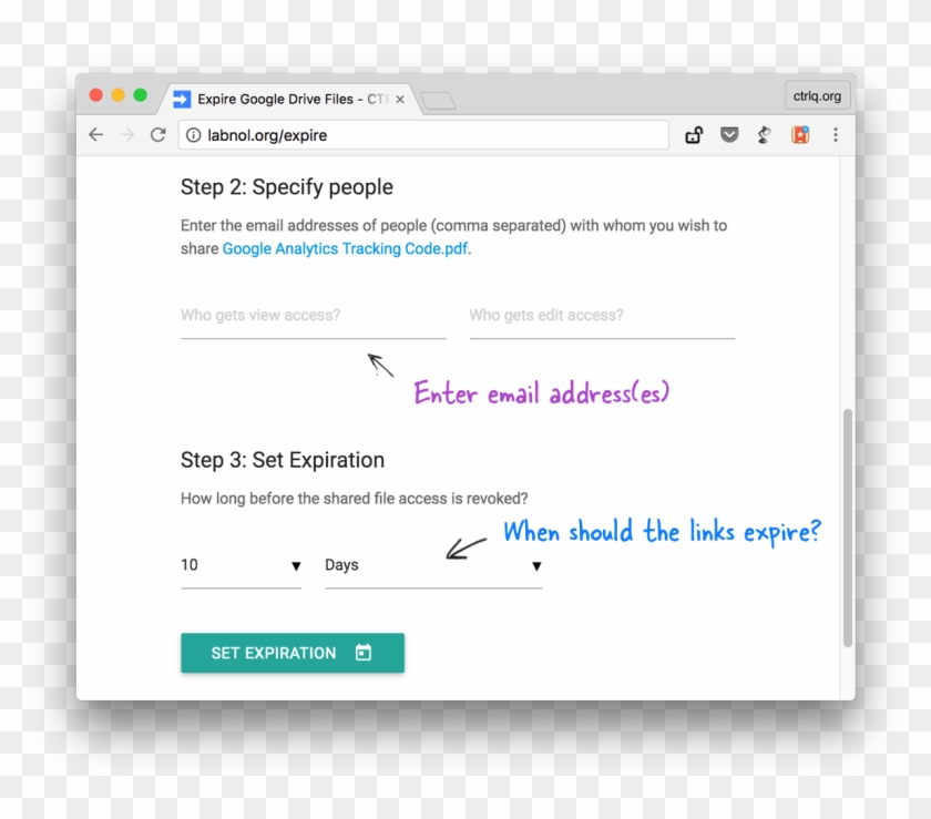 Auto Expire Google Drive Shared Links - Google Drive Expiration Date Clipart #1590771