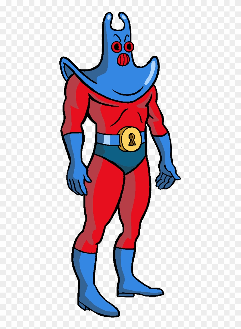 Man Ray Spongebob Png - Mermaid Man And Barnacle Boy Enemy Clipart