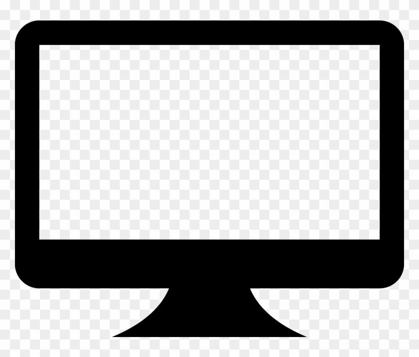 Desktop Computer Screen Device Icon Symbol Vector Clipart