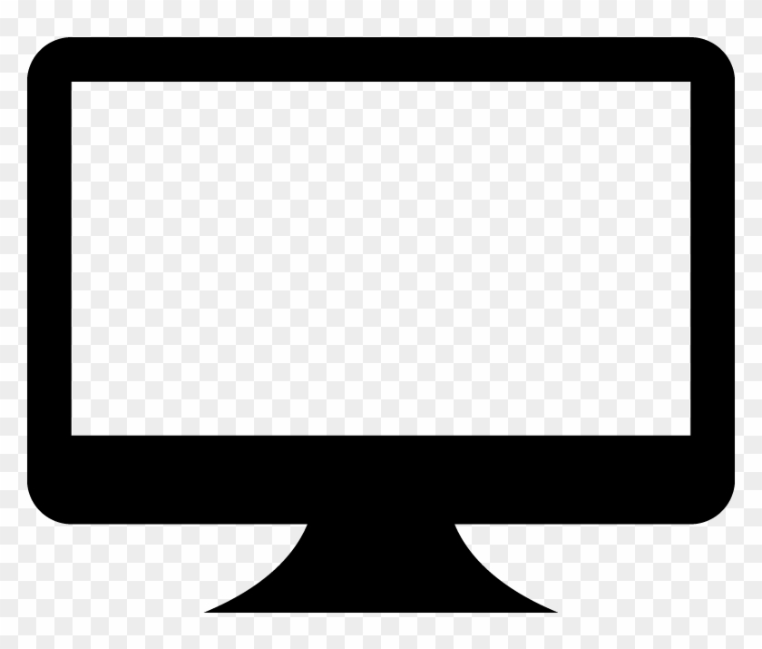 Desktop Computer Screen Device Icon Symbol Vector Clipart #1591376