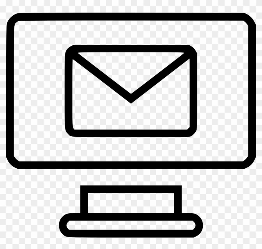 Monitor Mac Message Email Svg Png Icon Ⓒ - Wireframes & Mockups Icon Clipart #1591407