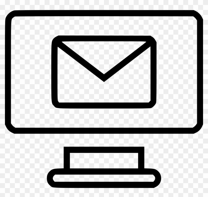 Monitor Mac Message Email Svg Png Icon Ⓒ - Wireframes & Mockups Icon Clipart