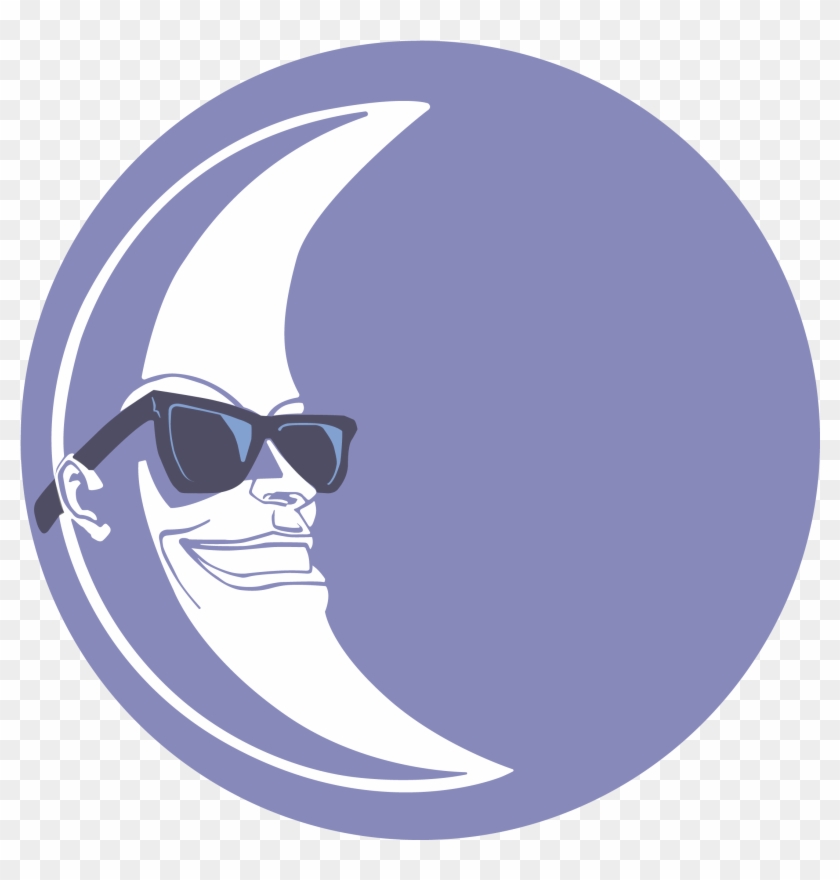 T-shirt Eyewear Blue Vision Care Glasses - Moon Man Png Clipart