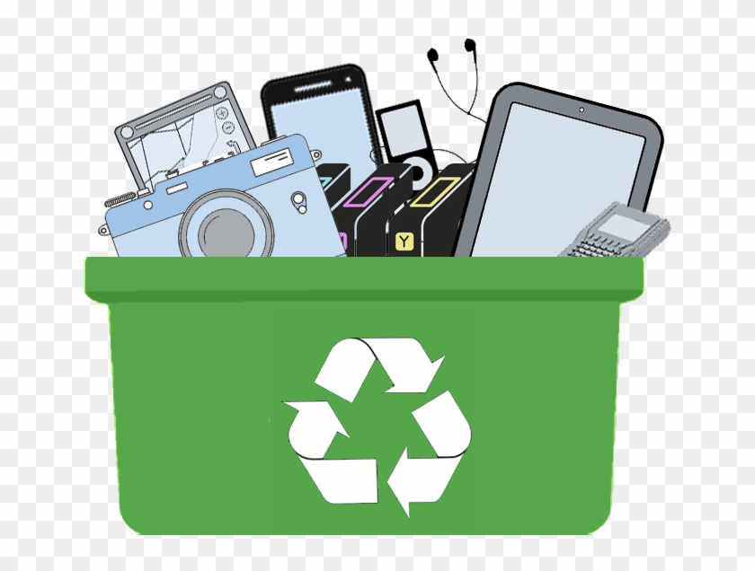 Ink Cartridge Recycling - E Waste Icon Clipart #1591780