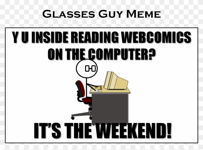 Glasses Guy Meme - Australian Beef Clipart #1591841