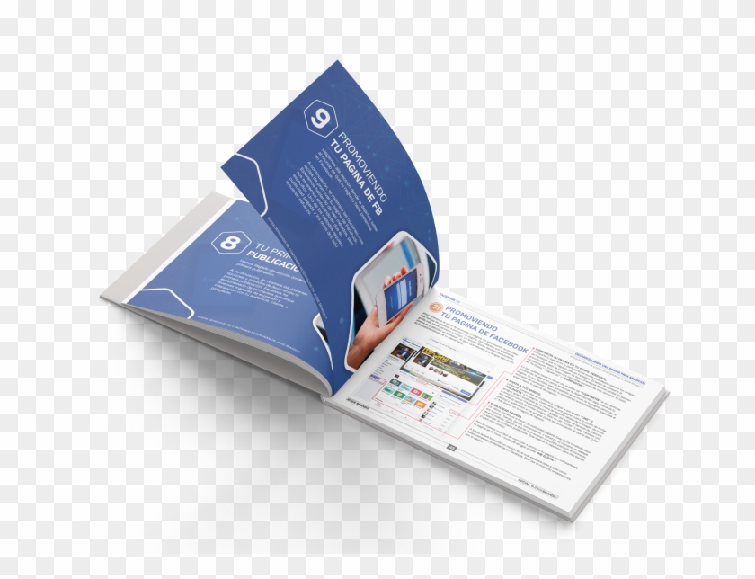 Horizontal Book Mockup 5 - Brochure Clipart