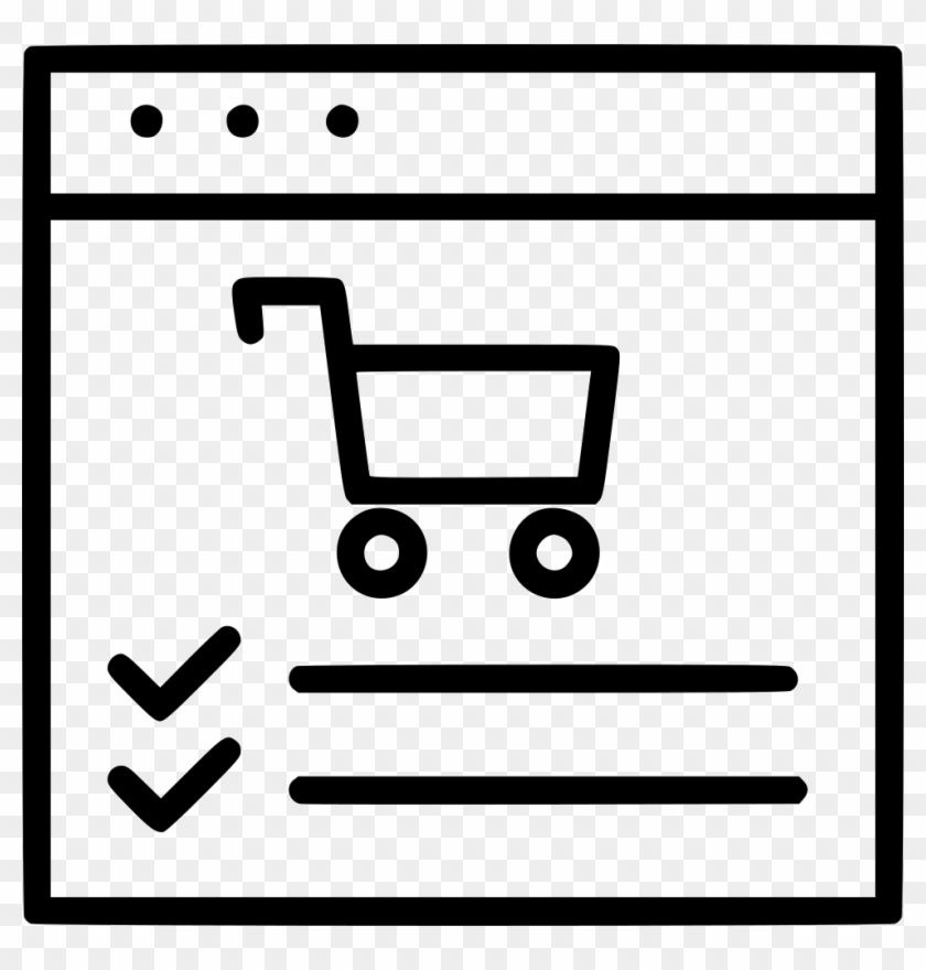 Png File - Shopping List Icon Png Clipart #1592150
