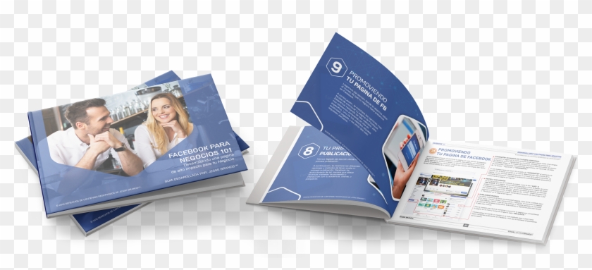 Horizontal Book Mockup 6 - Brochure Clipart #1592273