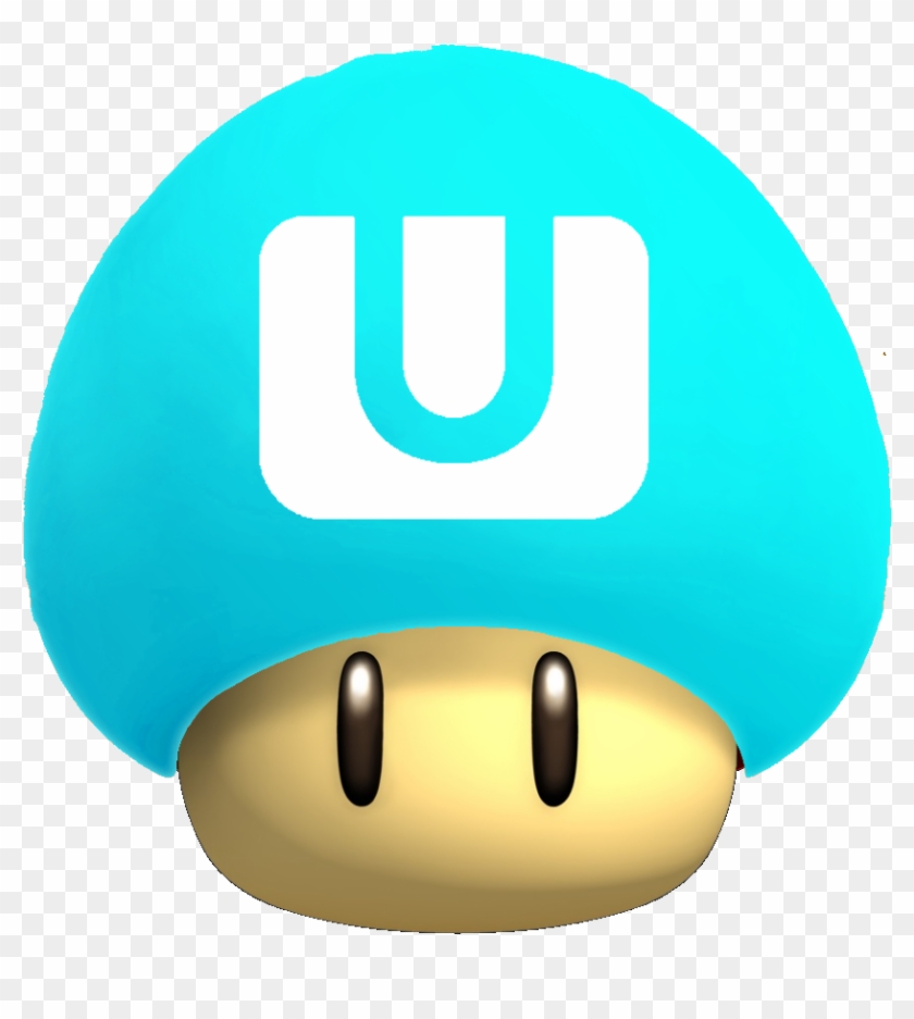 Wii U Png - New Super Mario Bros U Mushroom Clipart #1592277