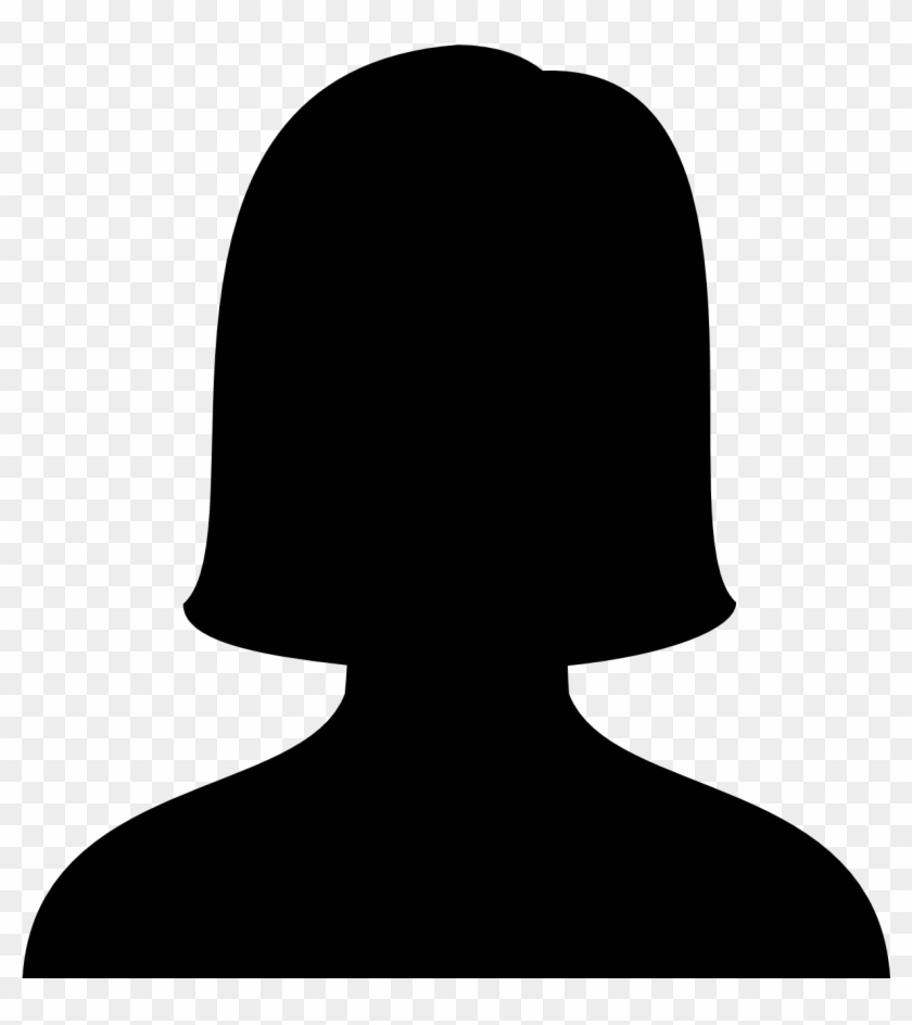 Person Icon Black - Female User Icon Png Clipart