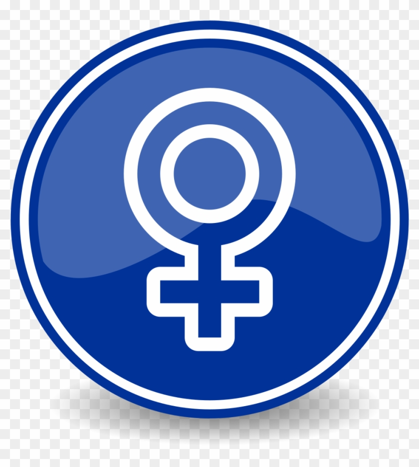 Correct Female Icon - Emblem Clipart
