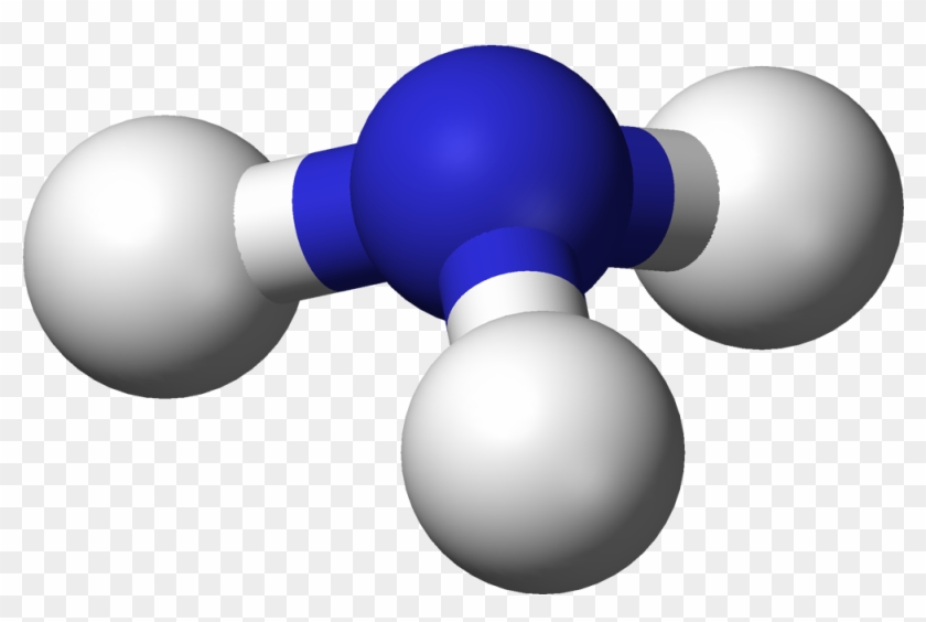 Ammonia 3d Balls - Methane Clipart