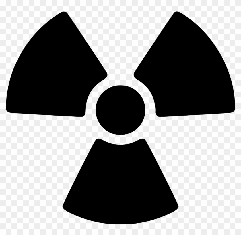 Png Nuclear Symbol - Radioactive Symbol Clipart #1592864