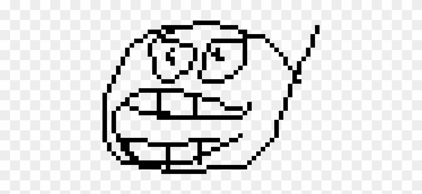 Some Creepy Face - Line Art Clipart