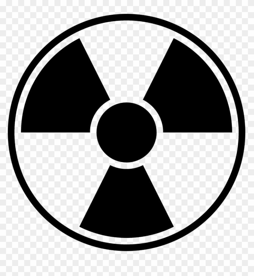 Nuclear Sign White Clipart #1592900