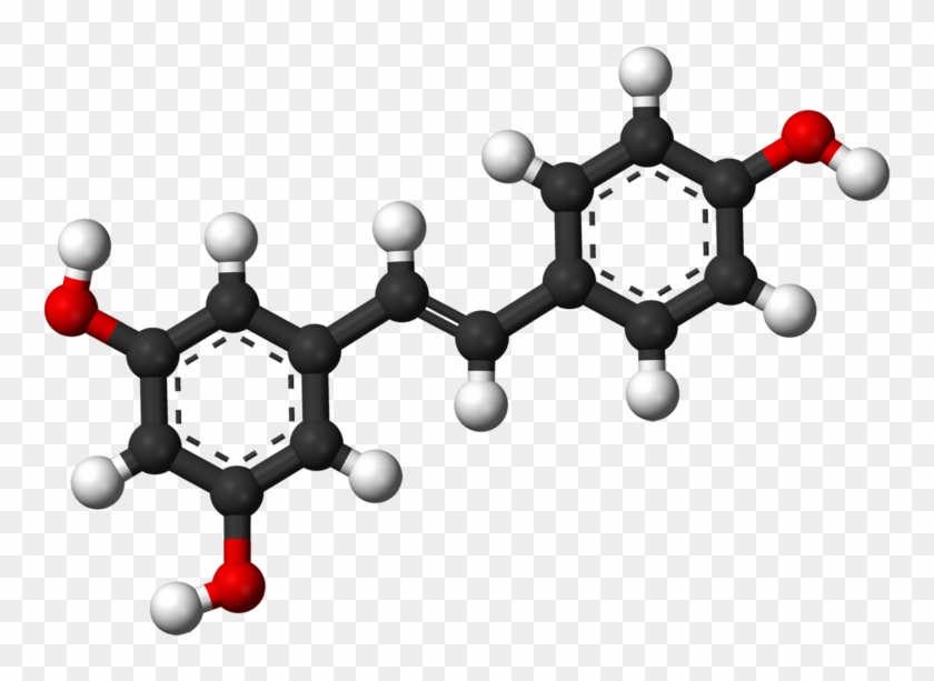 Rp 800px Resveratrol 3d Balls - 3d Benzene Clipart #1593045