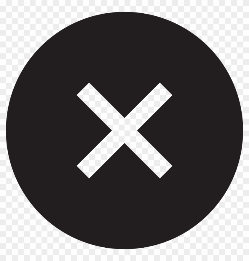 Indesign Studio X - Cancel White Icon Png Clipart