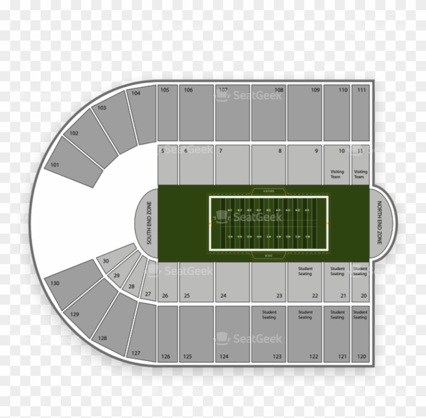 Boise State Broncos Football Seating Chart - Soccer-specific Stadium Clipart