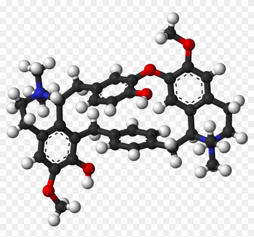 Tubocurarine 3d Balls Clipart #1593493