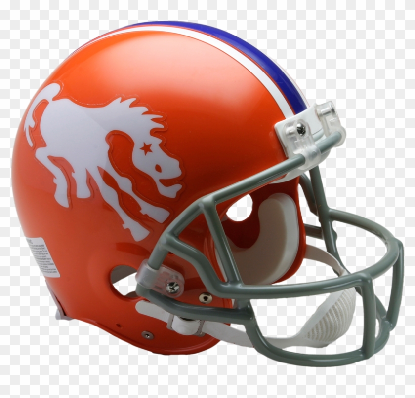 Denver Broncos Vsr4 Authentic Throwback Helmet - Denver Broncos Helmets Clipart