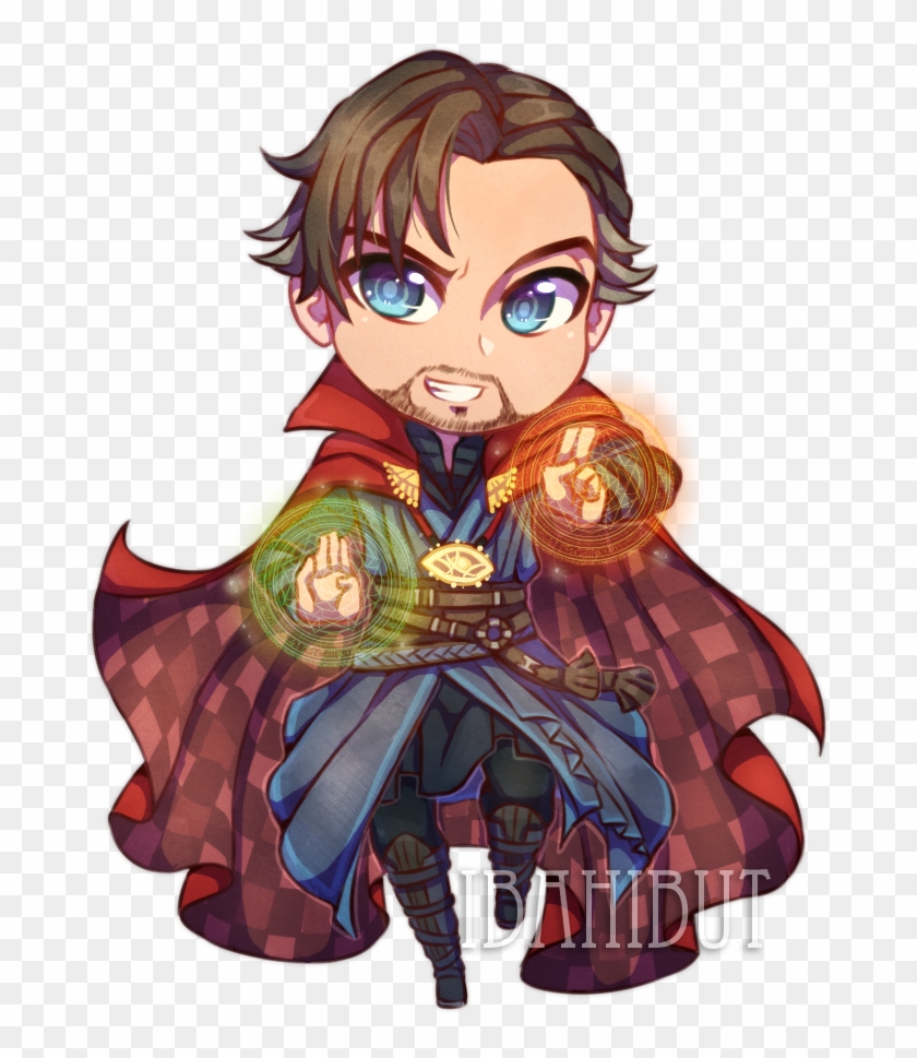 Doctor Strange Clipart Transparent - Doctor Strange Anime Chibi - Png Download #1593563