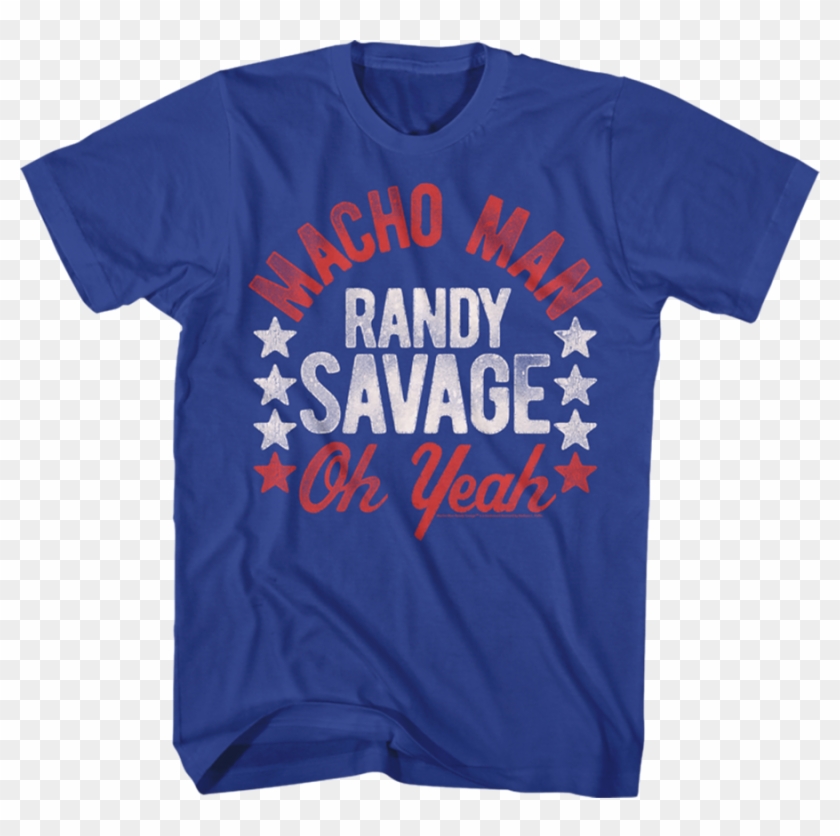 Macho Man Randy Savage Oh Yeah T-shirt - Active Shirt Clipart #1593943
