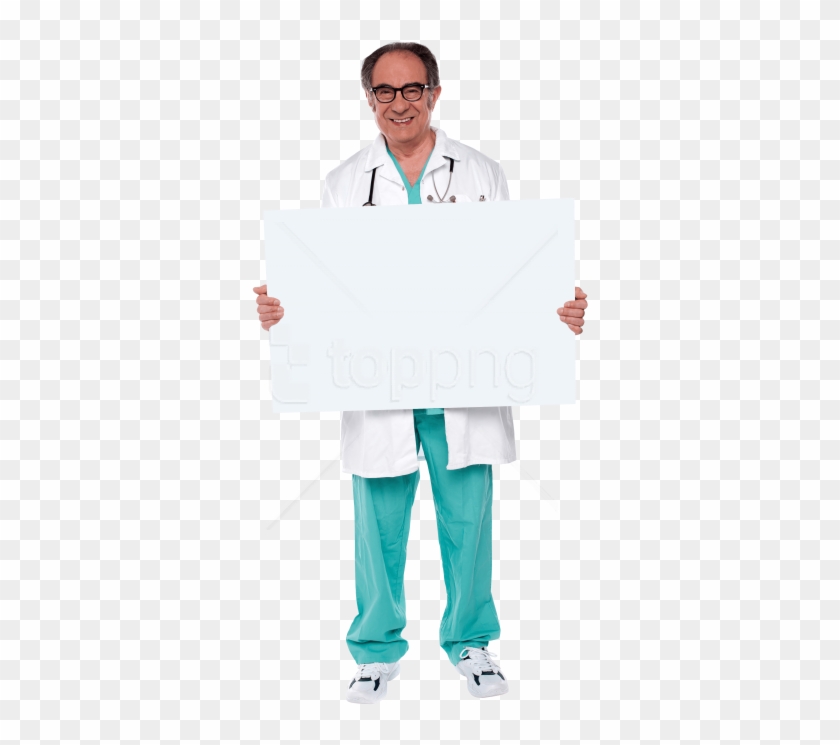 Free Png Download Doctor Holding Banner Png Images - Neck Manipulation Chiropractic And Stroke Clipart