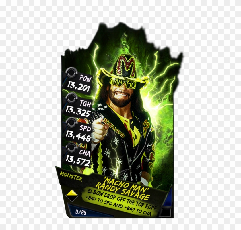 Macho Man Randy Savage Wwe Supercard Season Debut Wwe - Wwe Supercard Monster Jeff Hardy Clipart