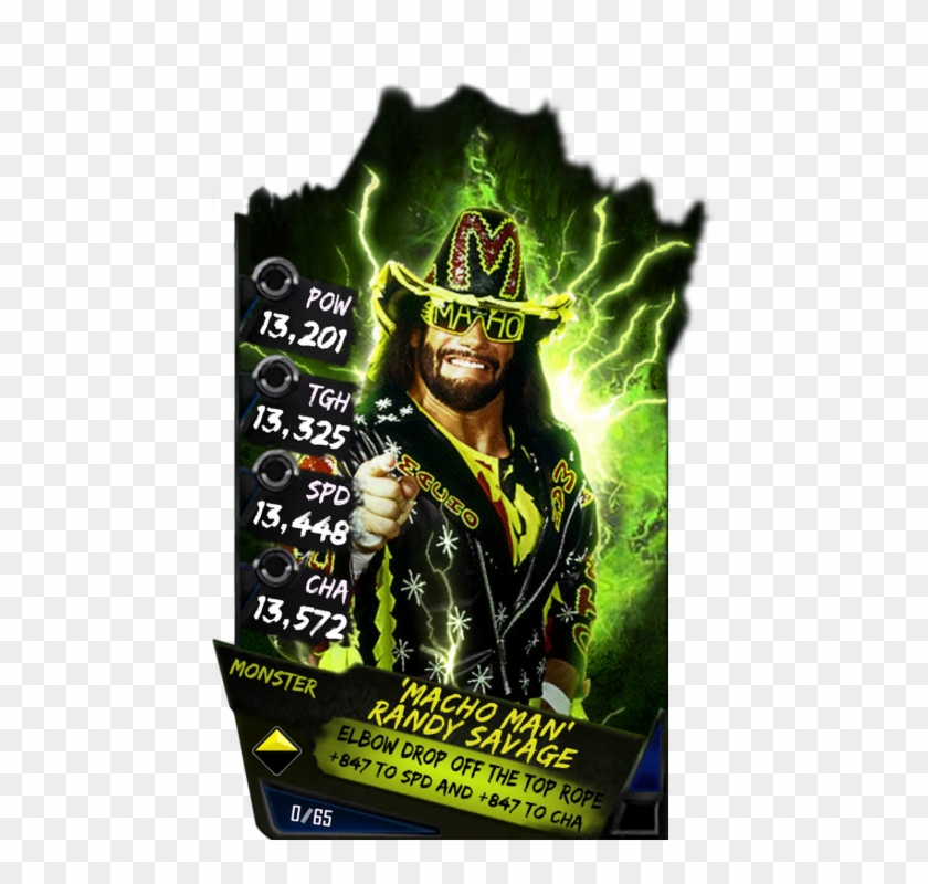 Macho Man Randy Savage Wwe Supercard Season Debut Wwe - Wwe Supercard Monster Jeff Hardy Clipart #1594325