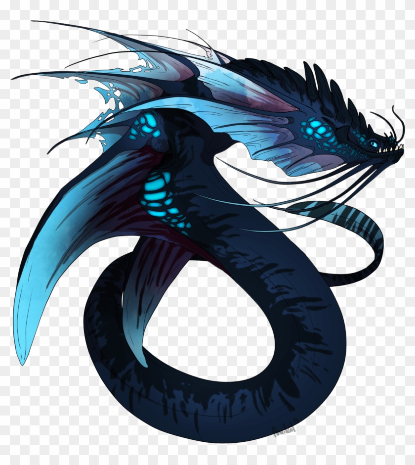 By Maarta Laiho Dragon Sea Serpent Mythical Creatures Clipart
