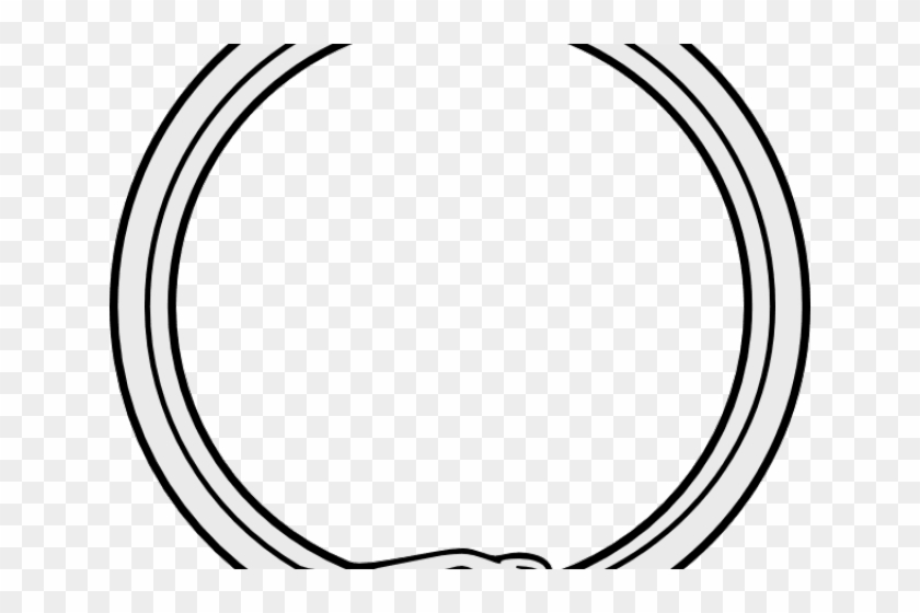 Drawn Serpent Snake Png - Serpent Qui Se Mange La Queue Clipart