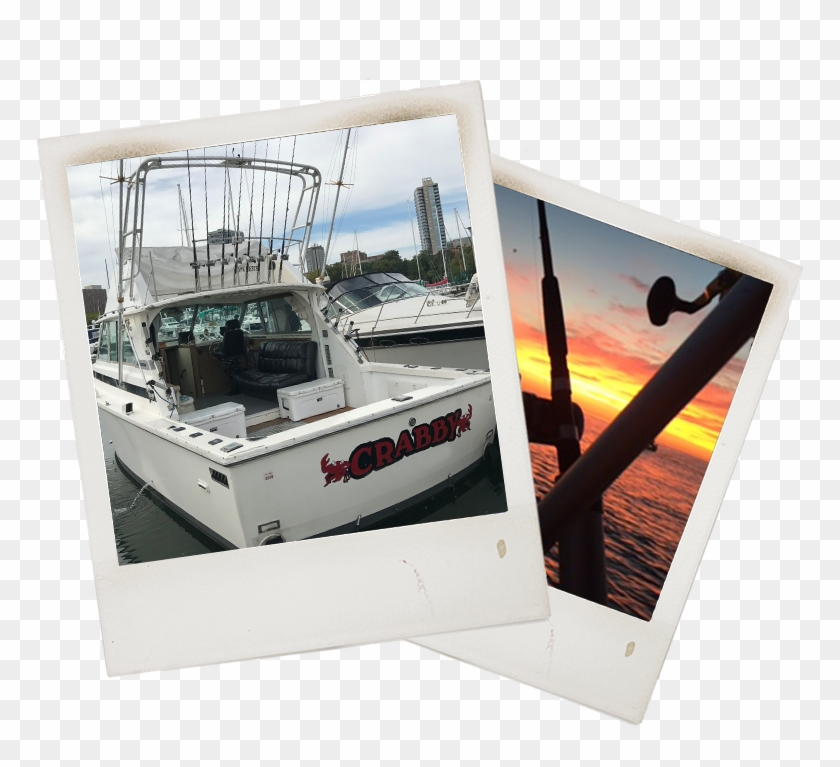 The Crabby Deep Sea Charter Fishing Boat - Boat Clipart