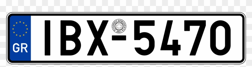 Number Plate Png - Gr License Plate Clipart #1594672
