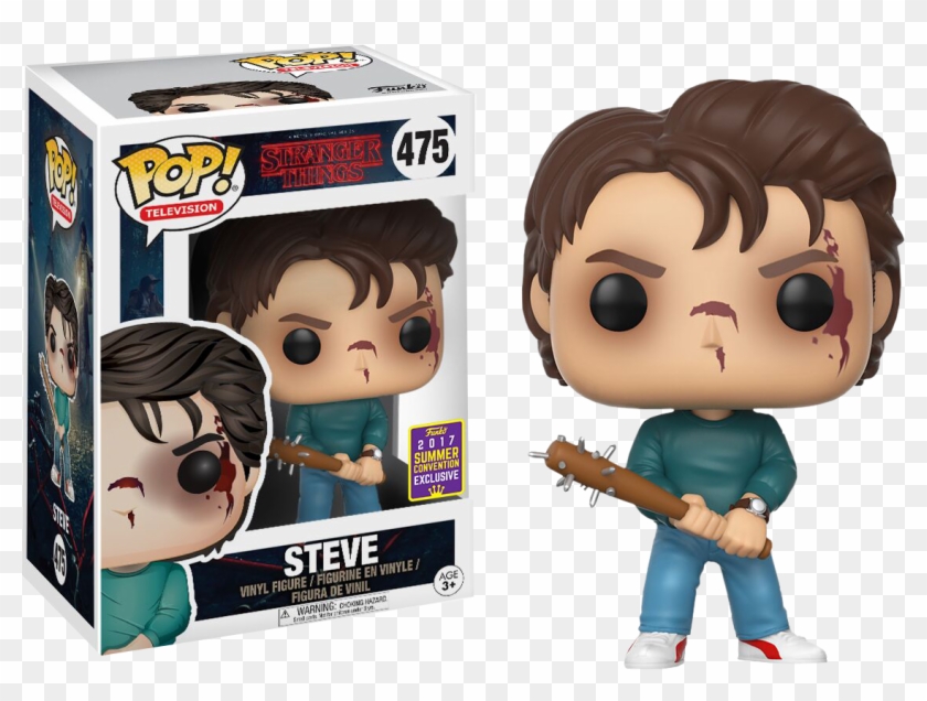 Steve Funko Pop Vinyl Figure - Stranger Things Funko Pop List Clipart