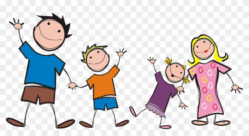 Boy Comic Characters Dad Daughter Family Father - Icon Family Png Free Clipart