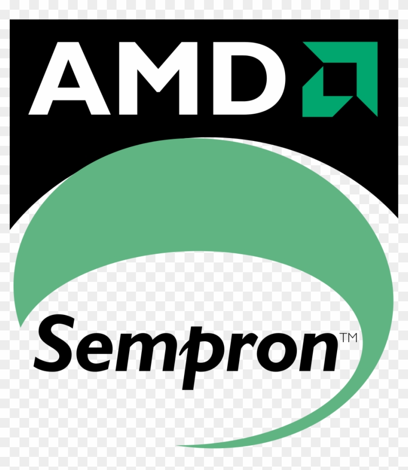 Amd Sempron Processor Logo - Amd Sempron Clipart #1595525